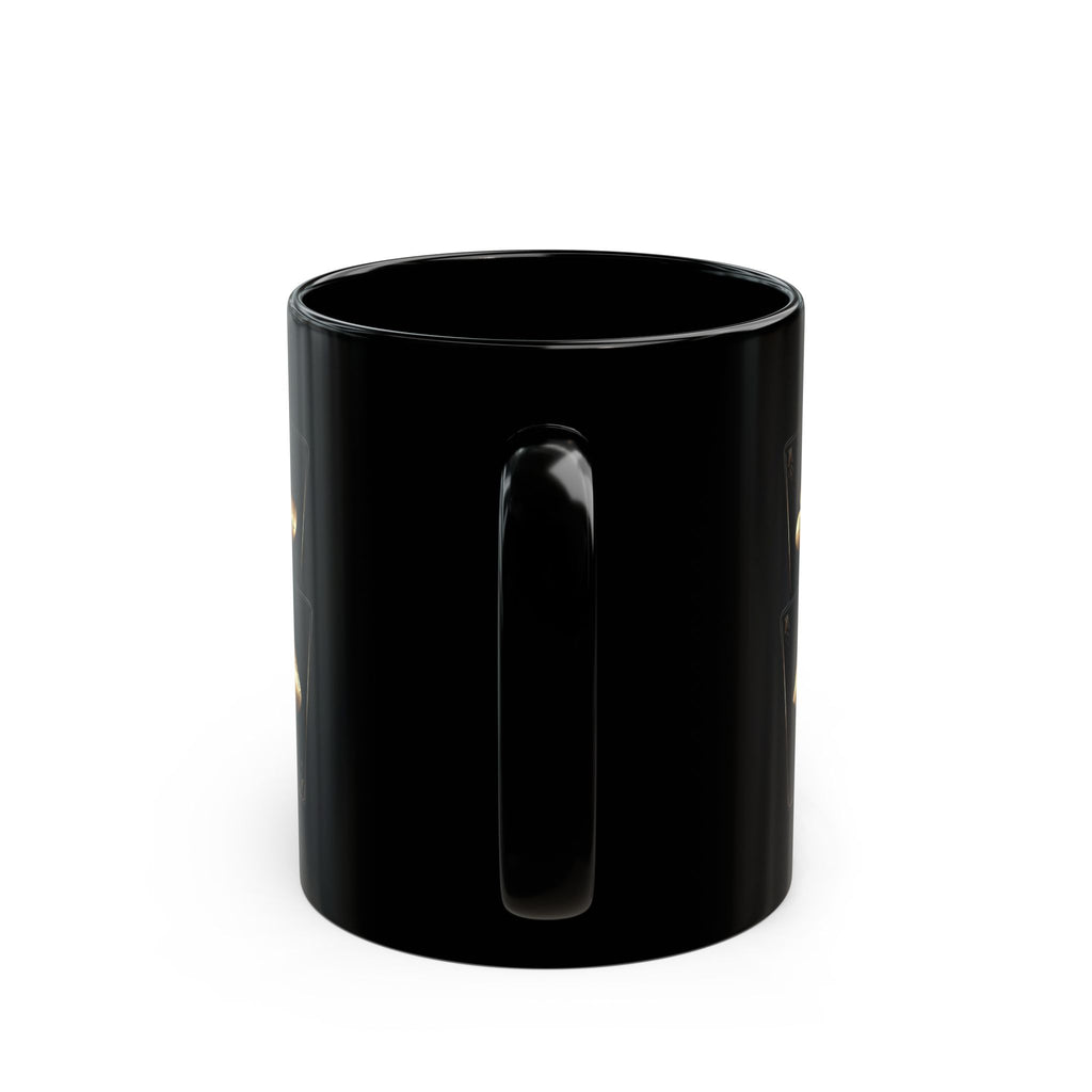 Gold Playing Cards design Mug | Black Ceramic Mug