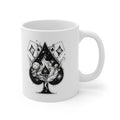 Cosmic Spade Illustration Mug | Ceramic Coffee Cup
